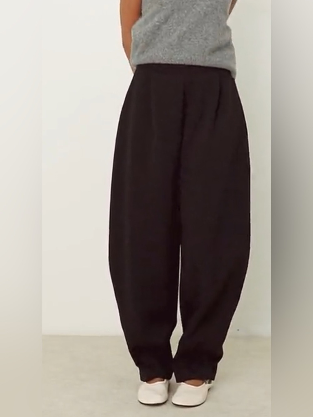 ASOS Black Wide Leg Pants - Picture 2 of 5